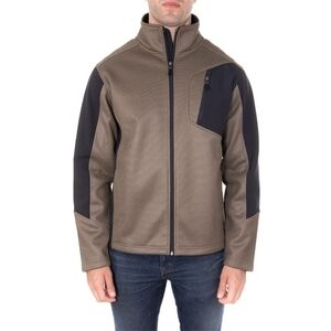 Swiss Tech Men's Sweater Knit Fleece Jacket